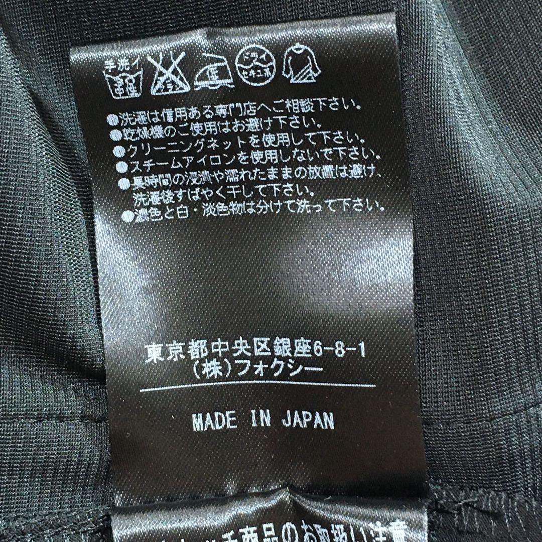 極美品✨フォクシー レディシェイプ ノースリーブ ブラック