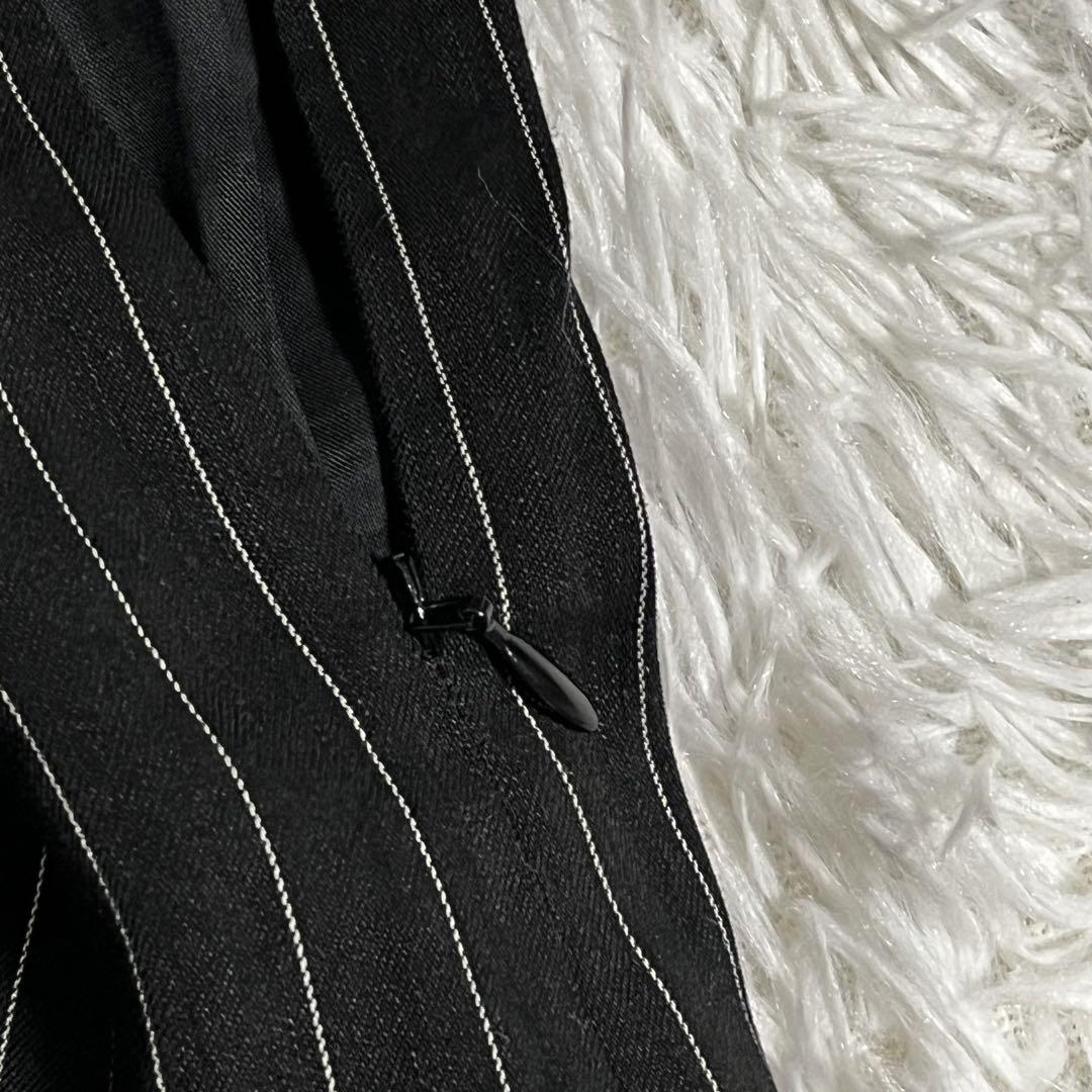 美品】ADORE アドーア ピンストライプ柄ノースリーブワンピース
