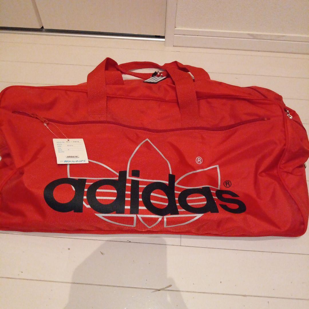 MAX80%OFF／セール開催中 ビンテージ スクールバッグ adidas 美品】80s 赤 AW79 y2k バッグ