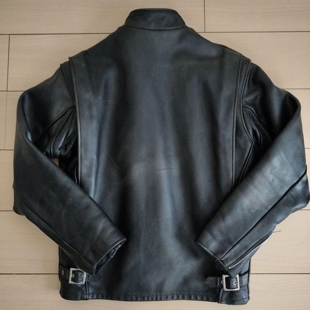ショット　シングルライダースジャケット　38