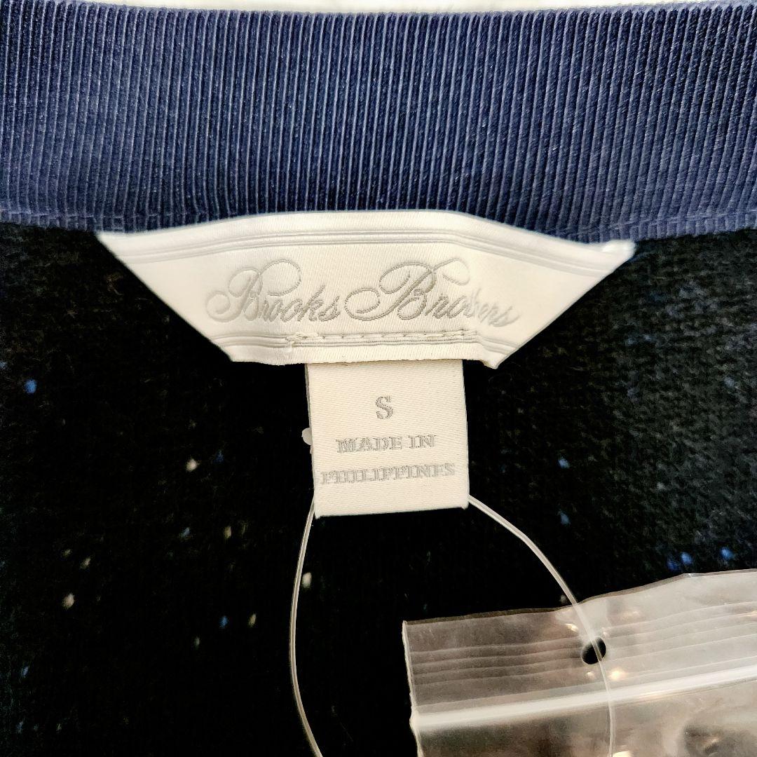 【未使用】Brooks Brothers ノーカラーツイードジャケット金ボタンS