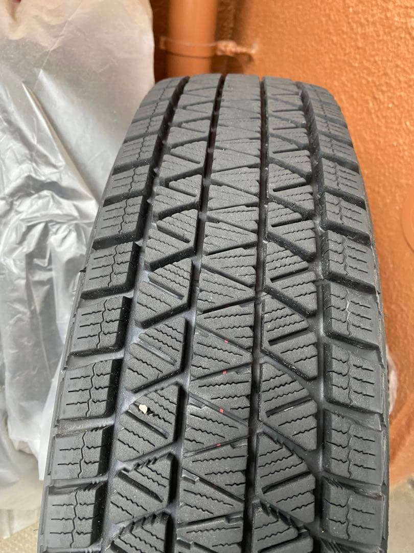 ジムニー スタッドレス jb23 ブリジストン ブリザック DMV3 バリ山