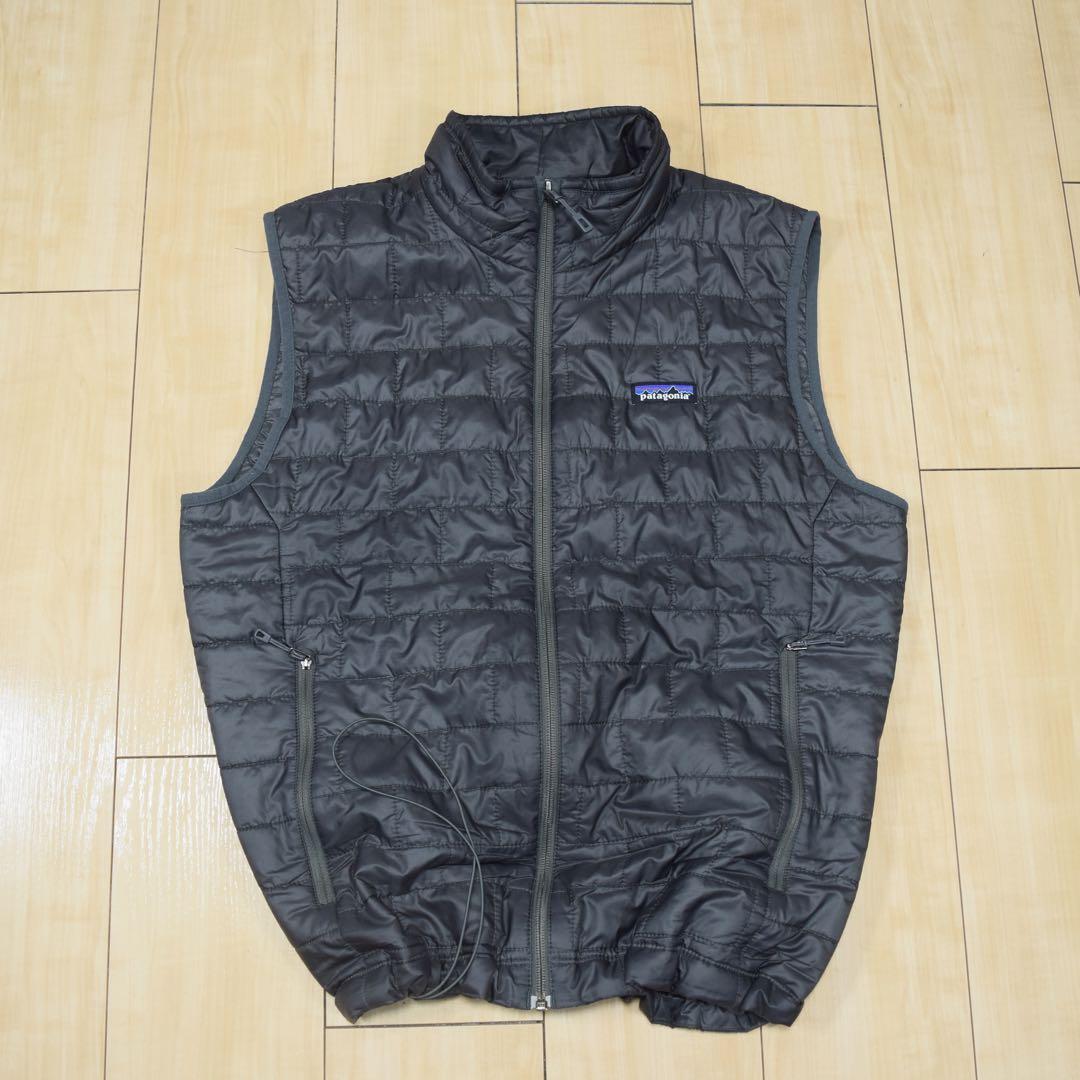y2k patagonia ナノパフベスト キルティング グレー テック系