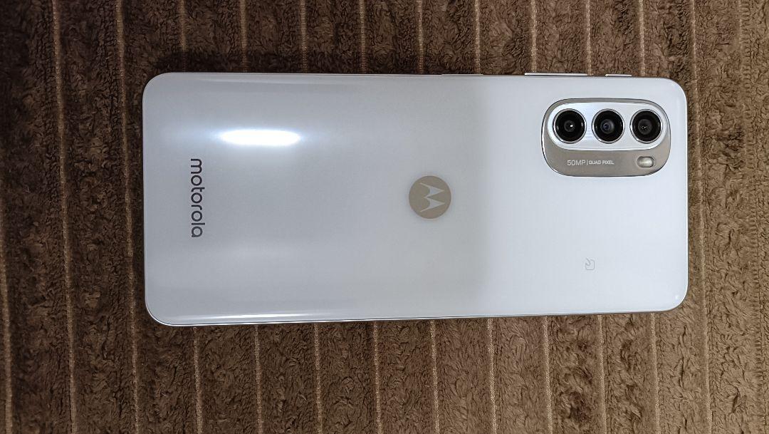 【中古】moto g52j5G パールホワイト 128GB SIMフリー Motorola moto g52j 5G 128GB XT2219-1 パールホワイト【国内版