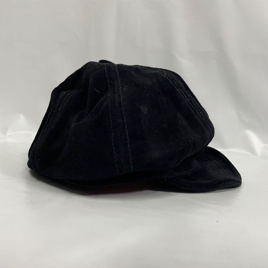 NEWYORK HAT  レザー キャスケット スエード 本革 L 帽子 USA NEW YORK HAT CO ニューヨークハット レザー キャスケット