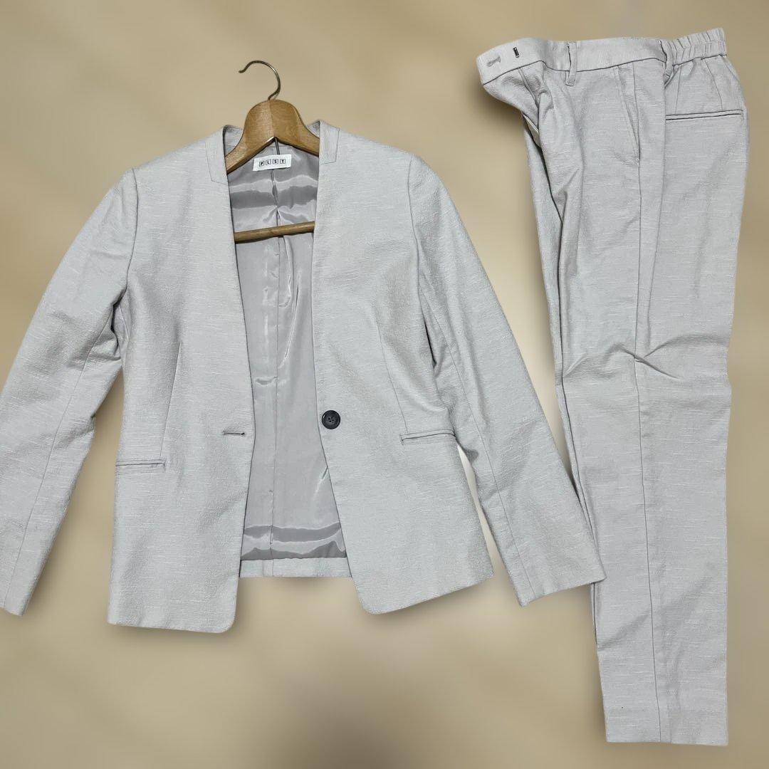アイボリービジネススーツ 上下セットS PLST