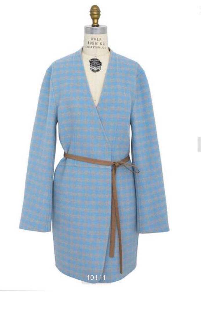 Drawer チェック柄 コート 2023 ドゥロワー