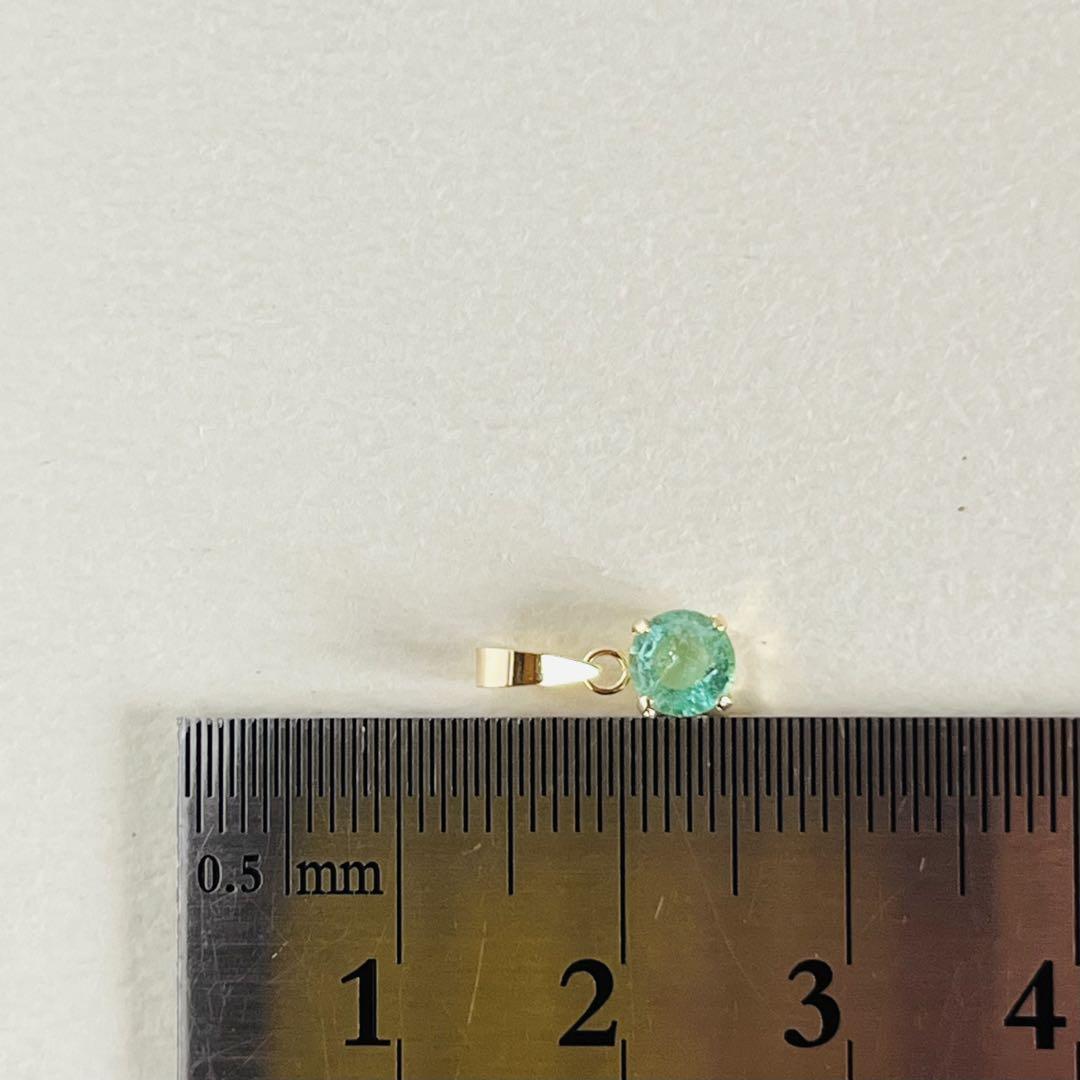 郵送買取 新品5台以上送料無料キャンペーン中！！  K18 天然石エメラルド ペンダントトップ18金イエローゴールド アクセサリー