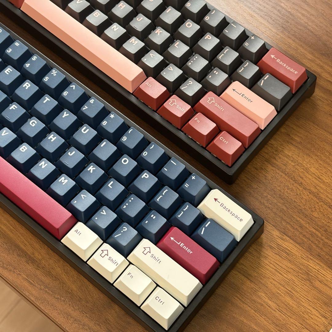 セット割】61keyメカニカルキーボード 青軸 二つ価格
