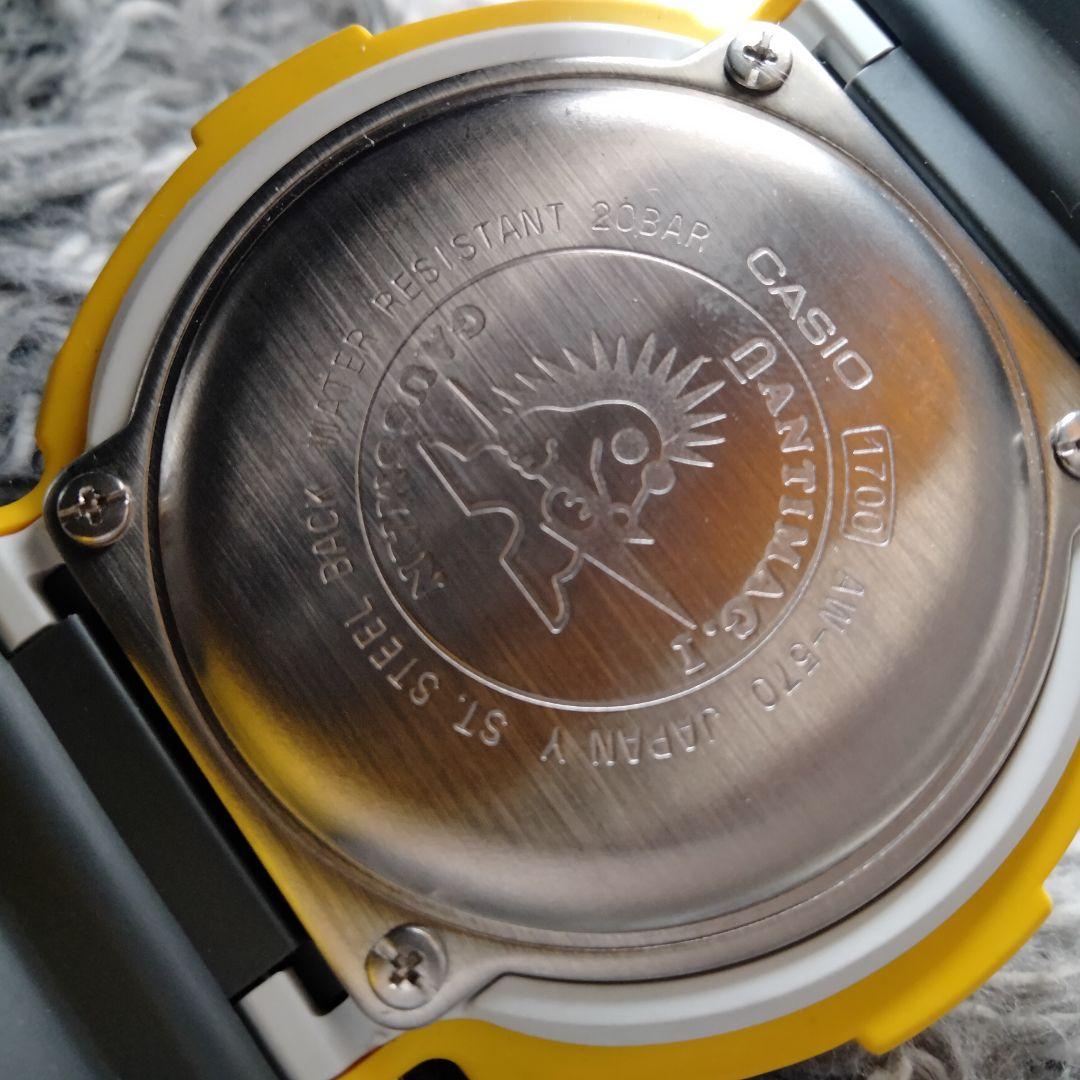 【美品】G-SHOCK ガウスマン メンインイエロー AW-570Y-9AT