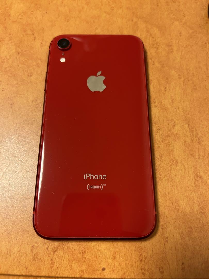 iPhone XR 128GB productレッド SIMフリー（Apple iPhone XR