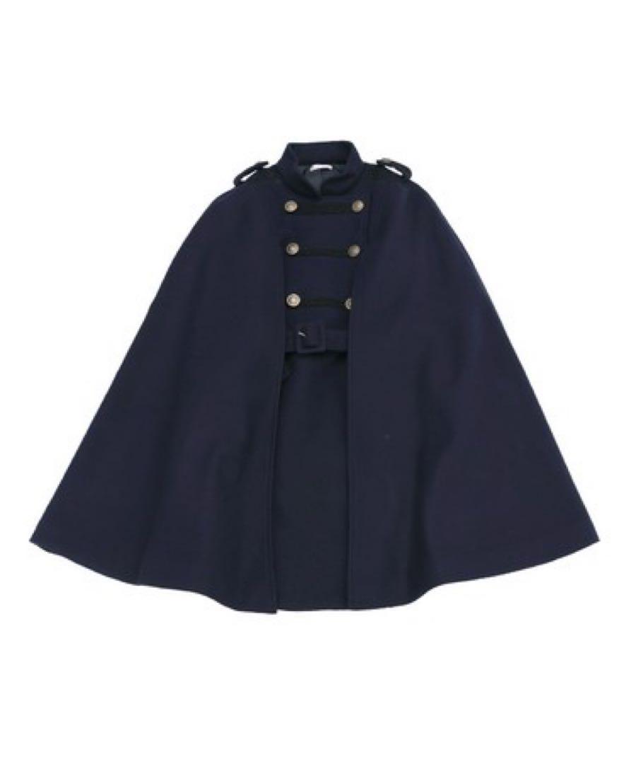 axes femme アクシーズファム ナポレオンコート ケープ コート