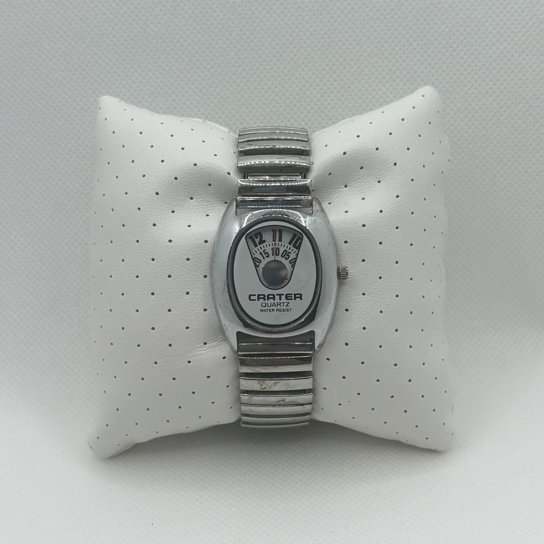 crater クォーツ 腕時計 disc watch 稼働品 y2k メカデジ