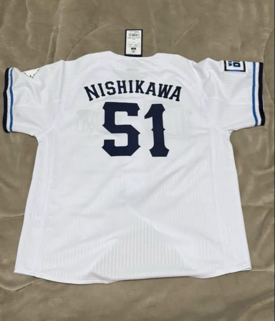 【楽天最安値に挑戦】 埼玉西武ライオンズ #51 サイズS ホームユニフォーム 西川愛也 応援グッズ