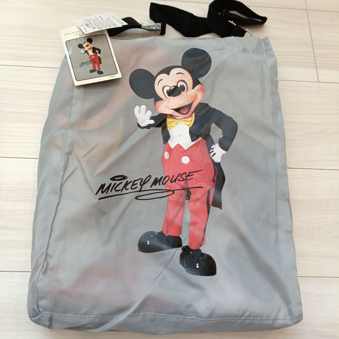 【新品未使用】ミッキー　ディズニー　実写ブランケット　ひざかけ