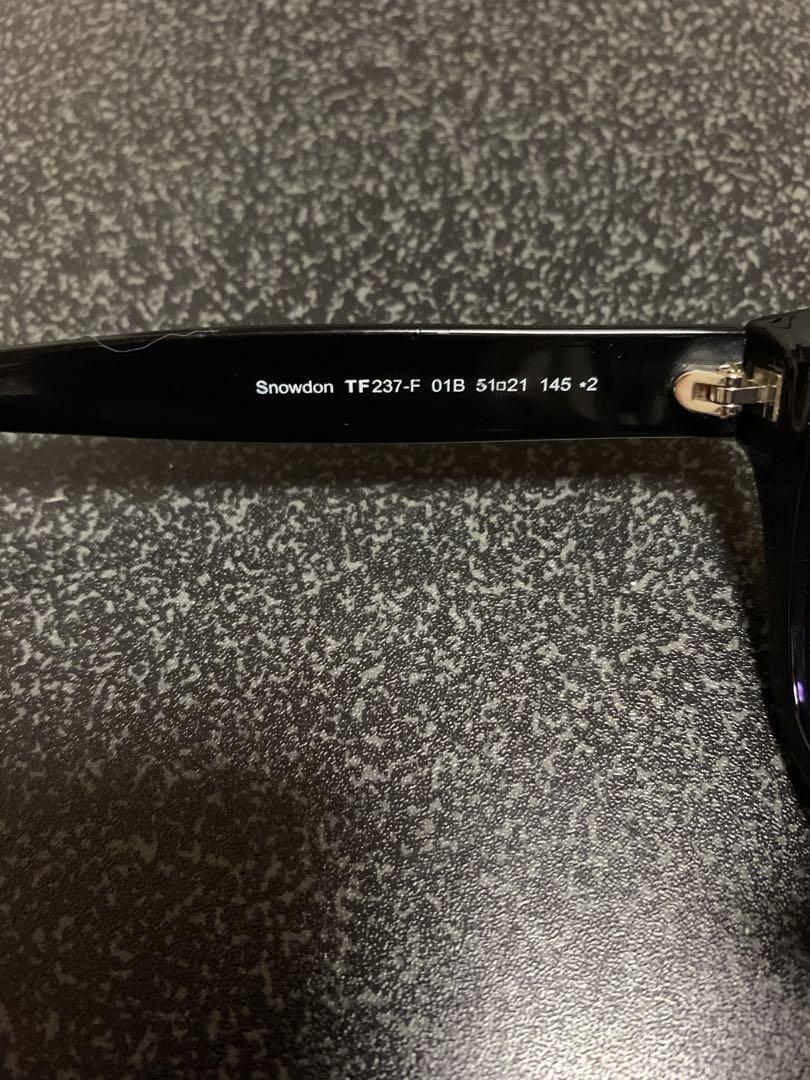 TOM FORD TF-237 ブラック キャットアイ サングラス