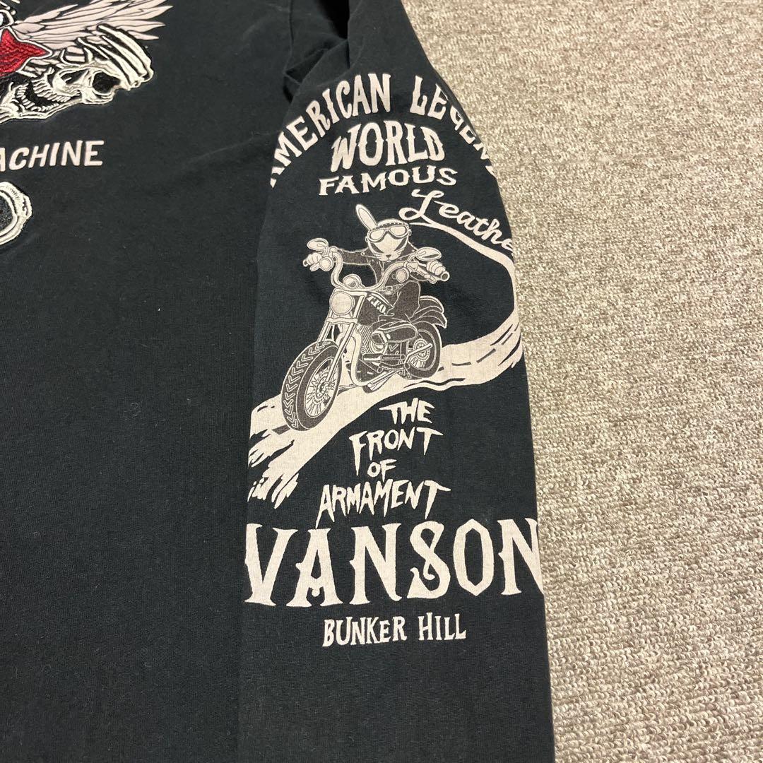 VANSON デスラビット　モンスター・マシン 長袖カットソー