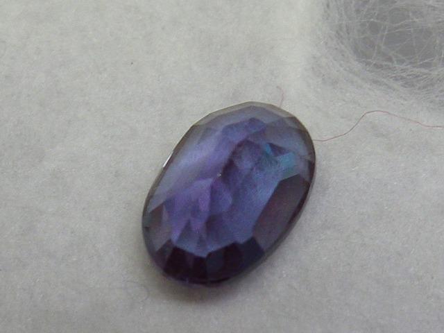 ハイブリッドタイプ シンセティック アレキサンドライト 0.65ct #3416 balifitnesscenter.com