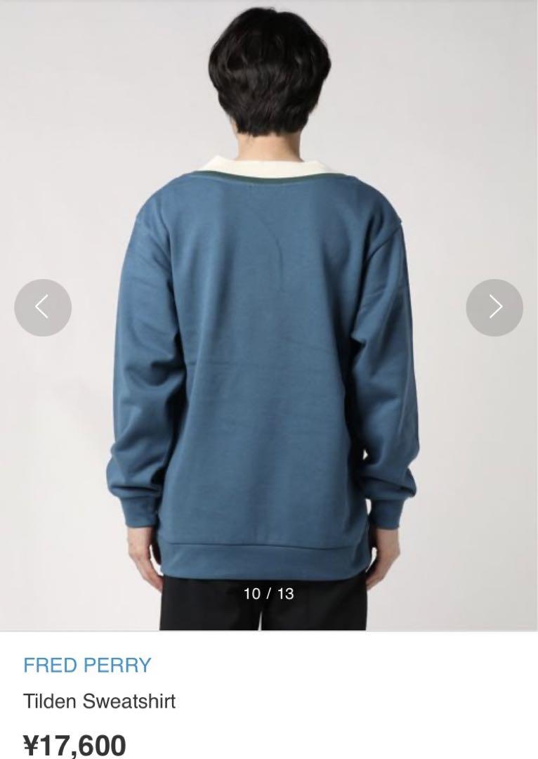 【人気】FRED PERRY　フレッドペリー　チルデンスウェット　月桂樹ロゴ