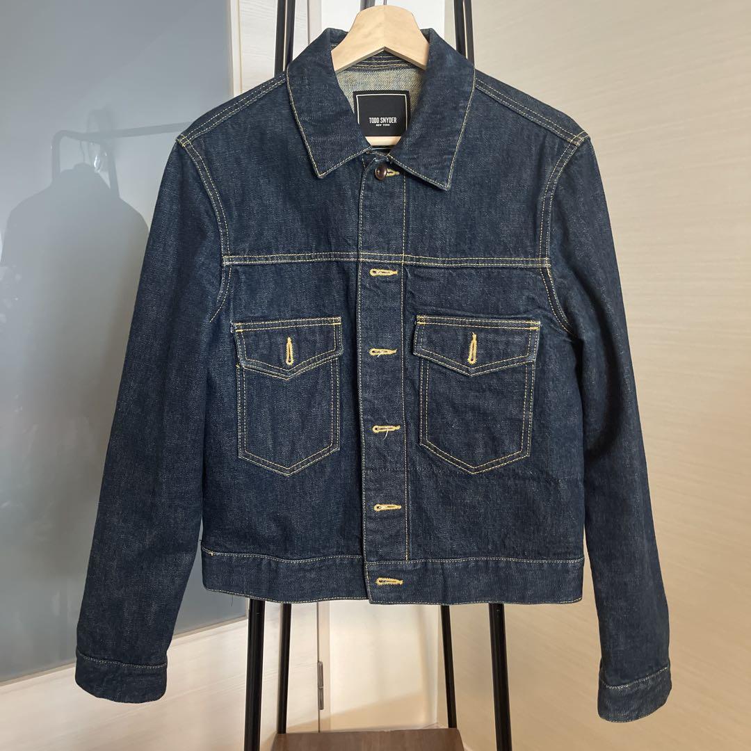 出産祝いなども豊富 TODD SNYDER レディース ショート丈 Gジャン デニムジャケット ジャケット・アウター
