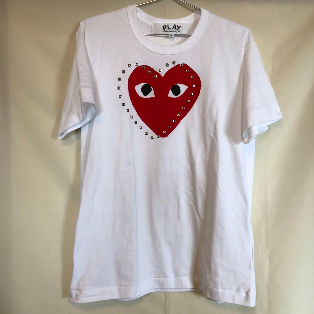 COMME des GARÇONS ハートTシャツ M男女兼用 Amazon | [プレイ コムデギャルソン] Tシャツ 半袖 レッドハート