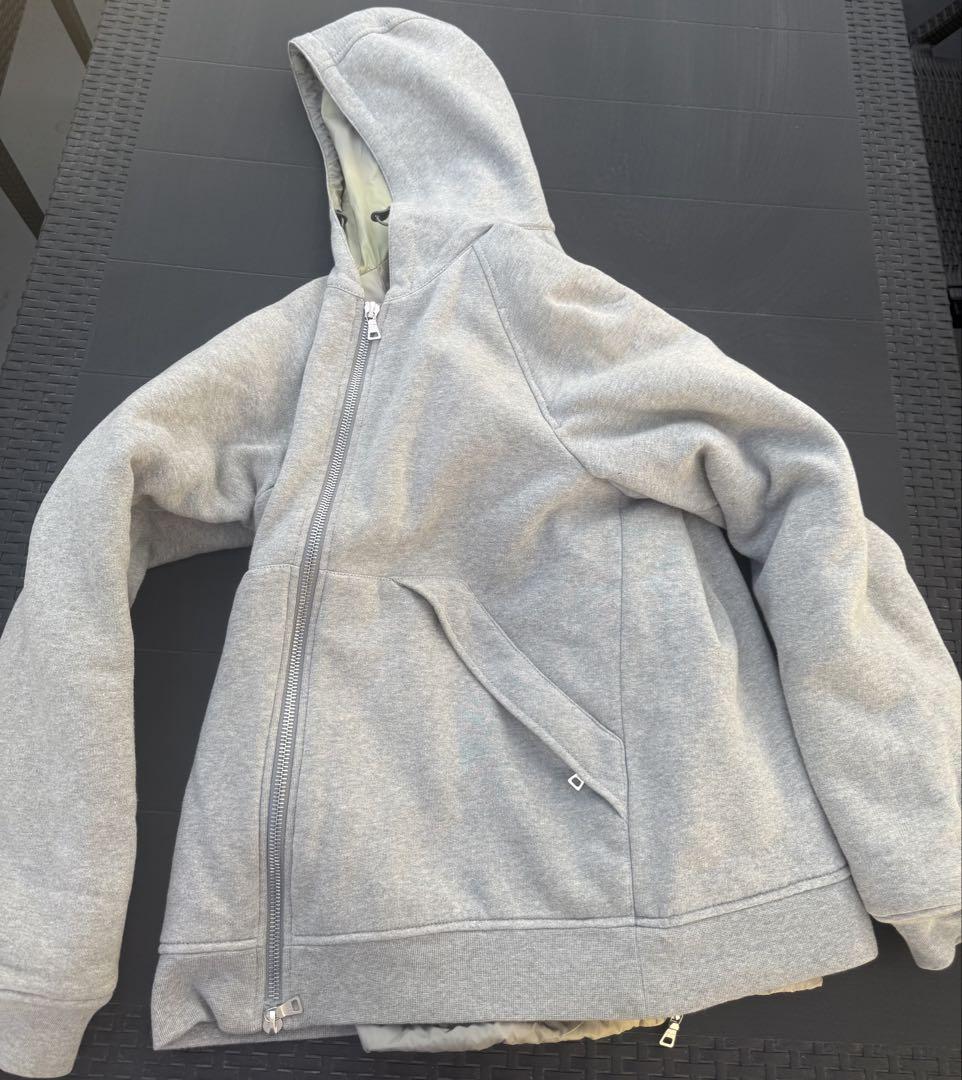 Prada gimmick zip hooded jacket