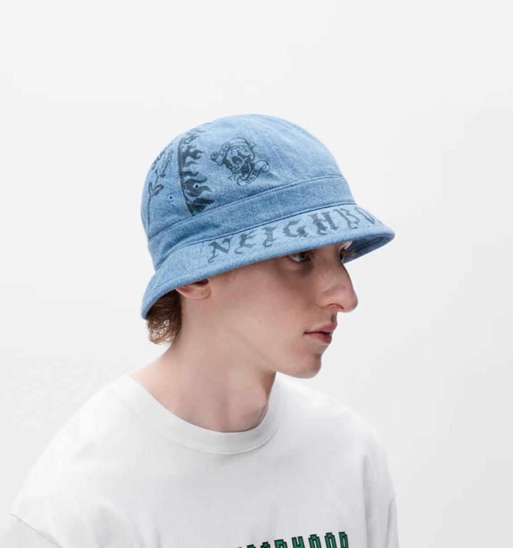 NEIGHBORHOOD FADE DENIM BALL HAT 黒 L 新作