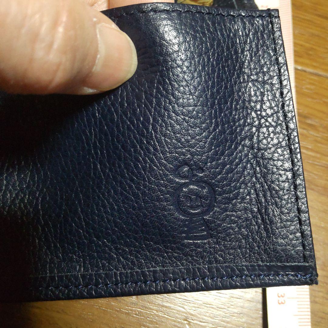 お値下 非売品 高級牛革 ネイビー レザー 三つ折りアクセサリーケース 非売品 高級牛革 ネイビー レザー 三つ折りアクセサリーケース
