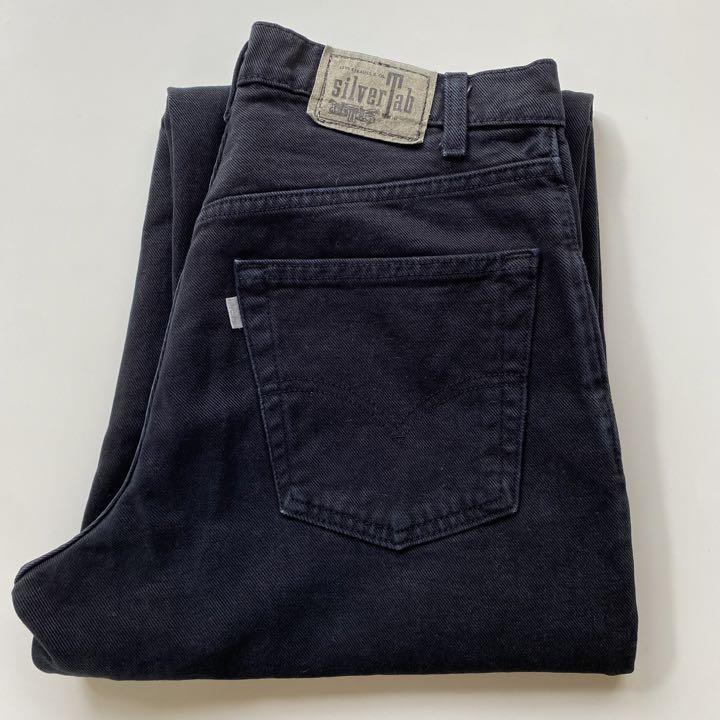 【90s パープルレーベル】USA製 リーバイス シルバータブ バギー ジーンズ 90s リーバイス シルバータブ バギー ジーンズ パープルレーベル
