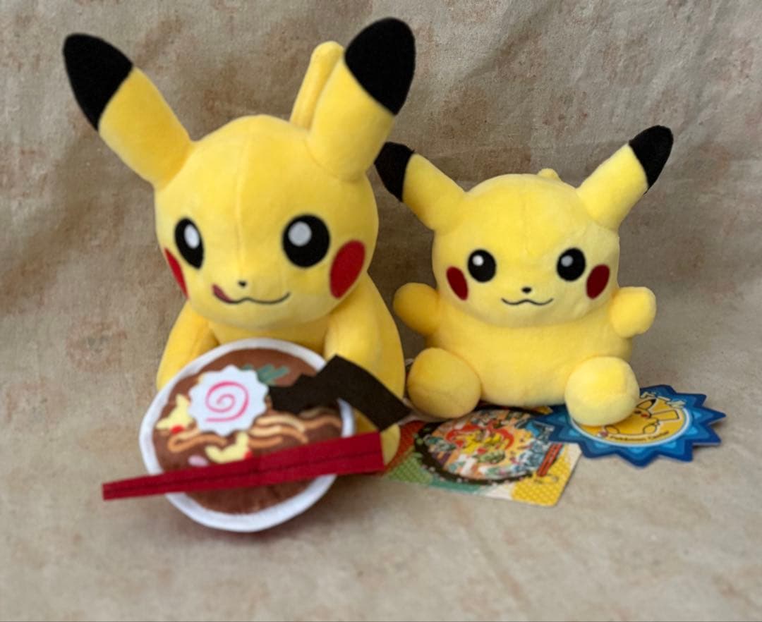 【タグ付】ポケドールピカチュウ2004 / 12インチ WCS ラーメンピカチュウ ポケドール ピカチュウ 新品タグ付き