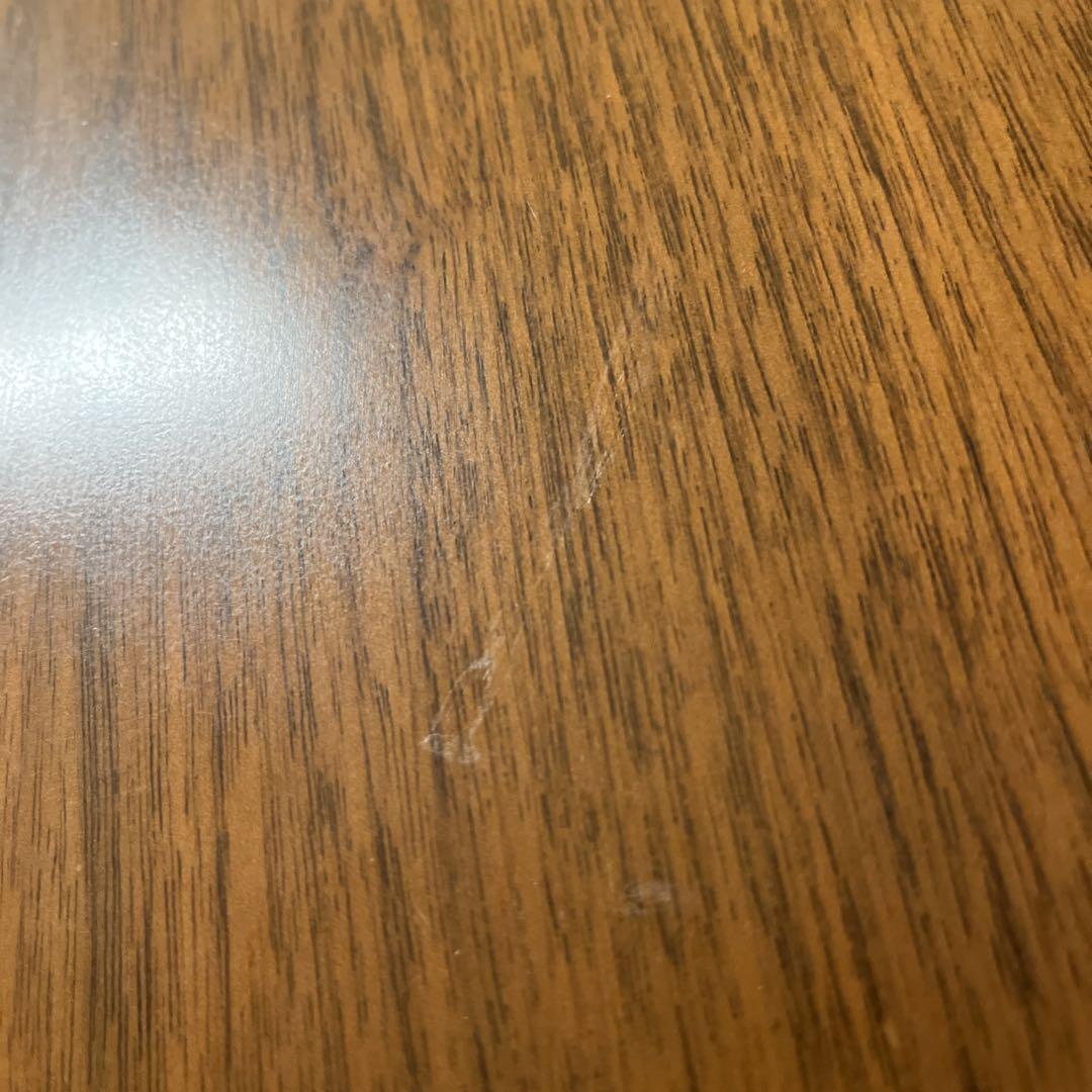 木製折り畳み式テーブル　ダークブラウン