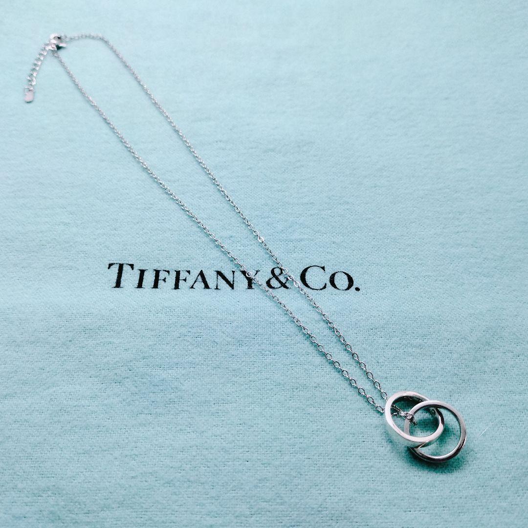 【美品】Tiffany ティファニー インターロッキング シルバー925