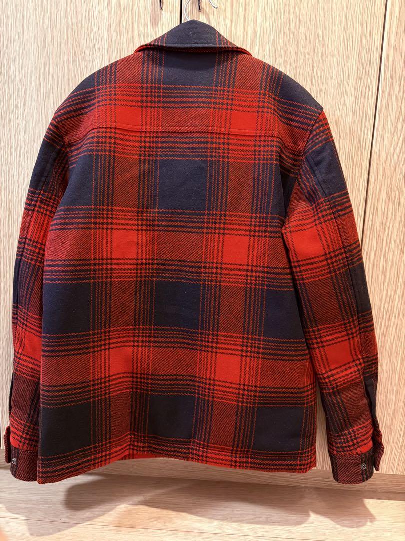 【美品】アラスカン ウール チェック オーバーシャツ(WOOS0159)