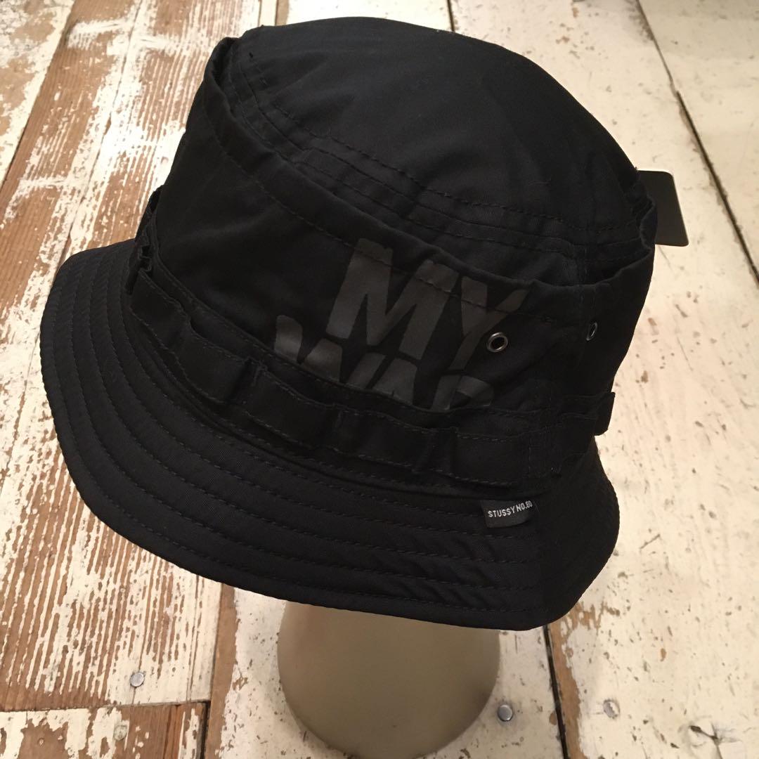 新品未使用】STUSSY NO.80 ブラック バケットハット L/XL - メルカリ
