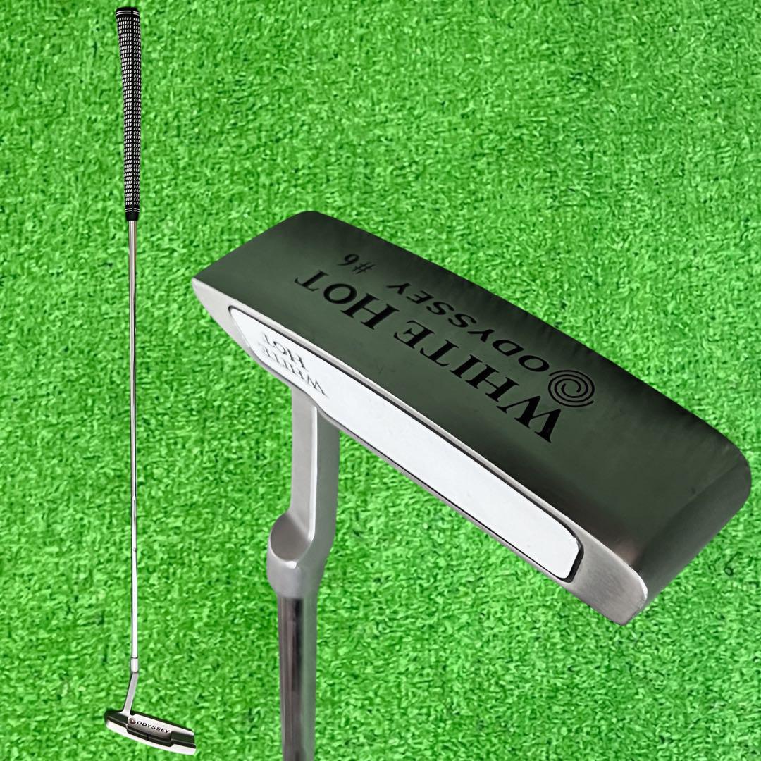 美品 人気 初代 ホワイトホット #6 パター オデッセイ 34インチ ゴルフ