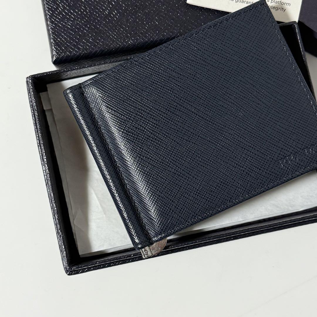 ⭐️未使用品⭐️　PRADA プラダ　サフィアーノ　マネークリップ　2MN077