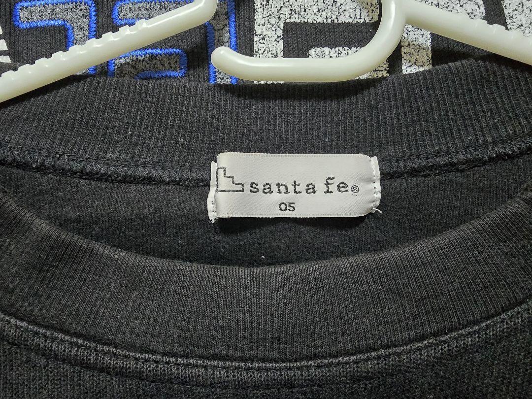 santafe トレーナー 50 黒 クリーム