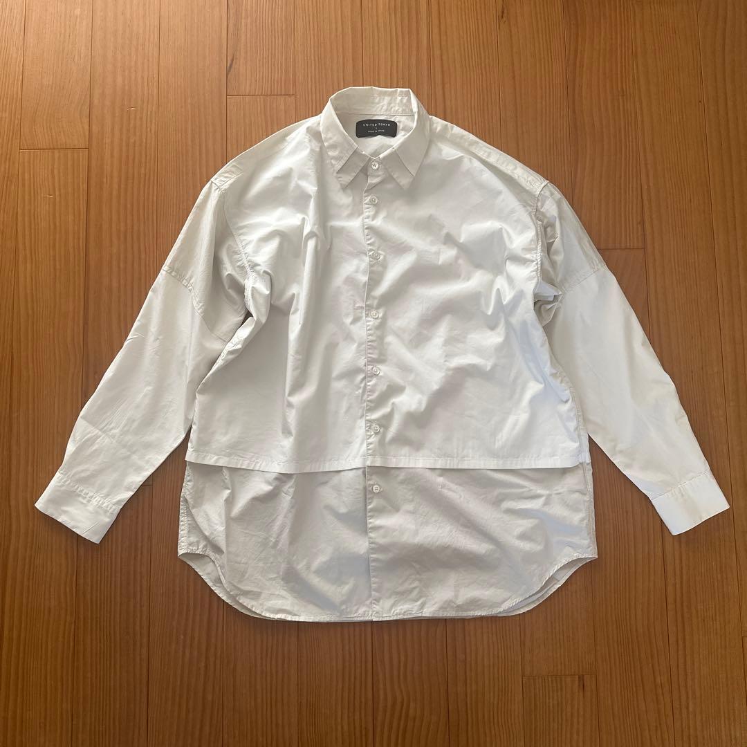 UNITED TOKYO タイプライターレイヤードシャツM UNITED TOKYO