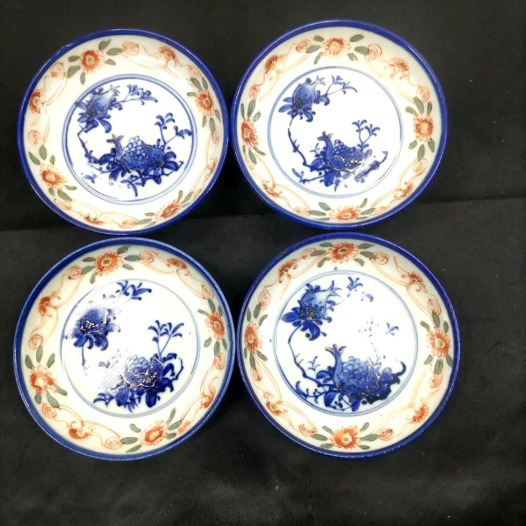 有田焼　伊万里焼　古伊万里　色絵　豆皿　小皿　なます皿　4寸皿3種10客セット