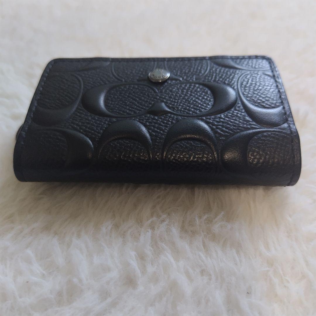 ✨未使用級✨COACH シグネチャー クロスグレインレザー 5連キーケース ✨未使用級✨COACH シグネチャー クロスグレインレザー 5連キーケース