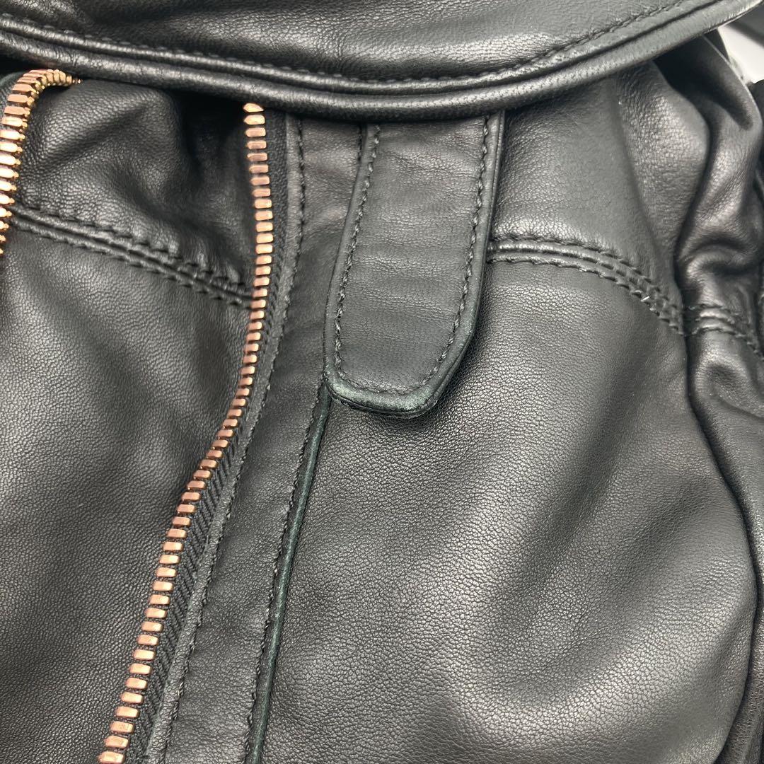 アレキサンダーワン バッグパック 3way レザー ブラック リュック 美品