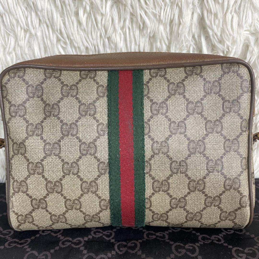 オールドグッチ シェリーライン GGスプリーム ショルダー カメラバッグ 画像3