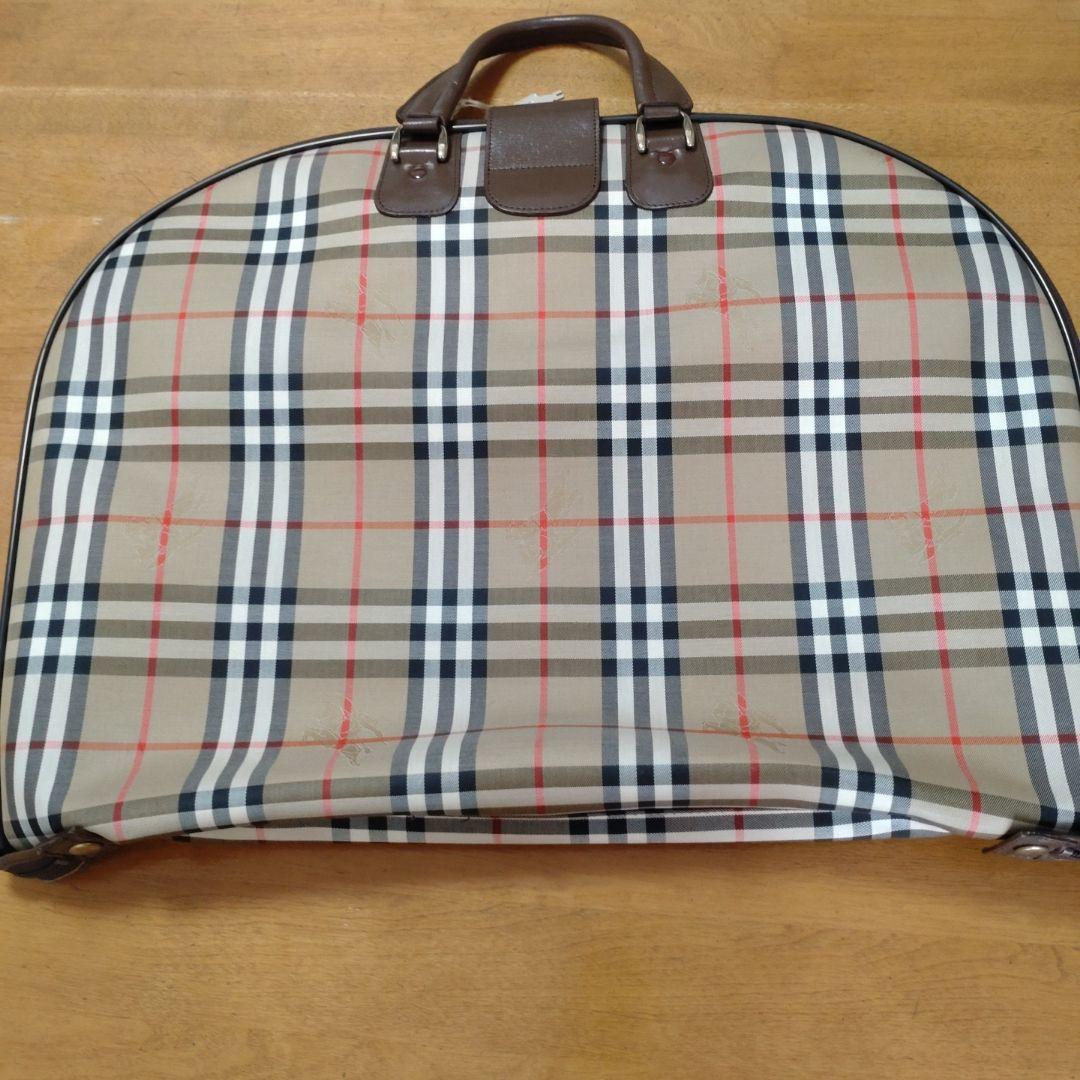 Burberry ガーメントバッグ ベージュ チェック