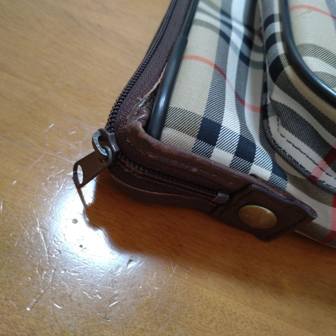 Burberry ガーメントバッグ ベージュ チェック