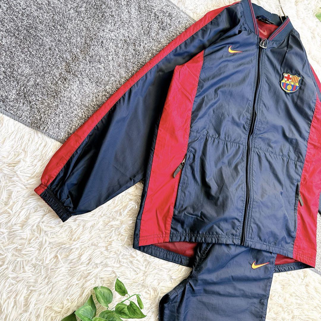 希少　NIKE FC ナイキバルセロナ トラックジャケット　セットアップ　XL