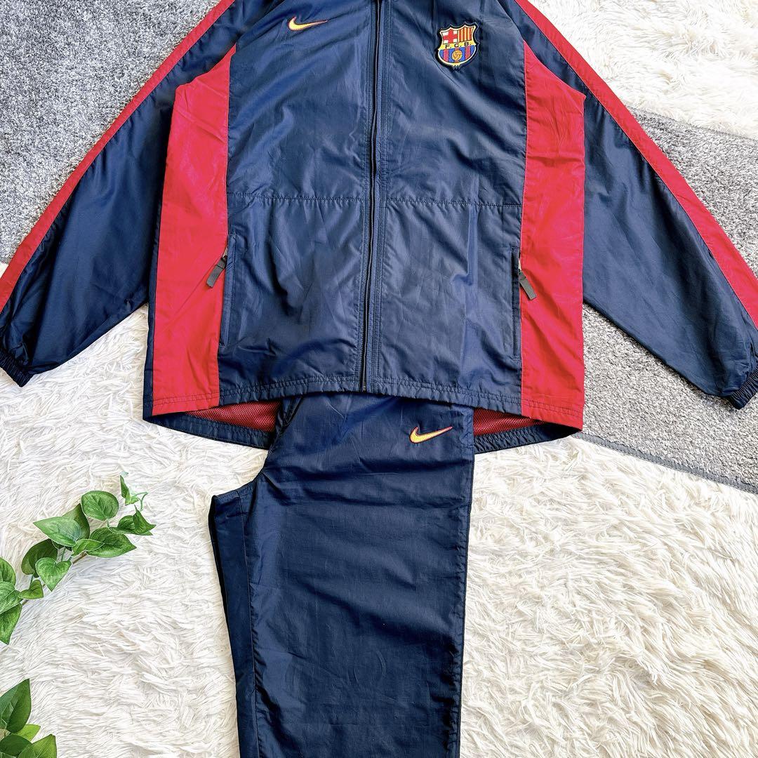 希少　NIKE FC ナイキバルセロナ トラックジャケット　セットアップ　XL