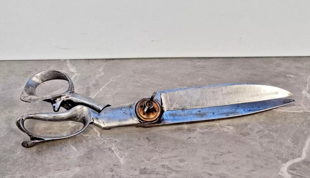 一点物　イギリス製 裁ちバサミ 1850年代　テーラー　裁ち鋏　アンティーク