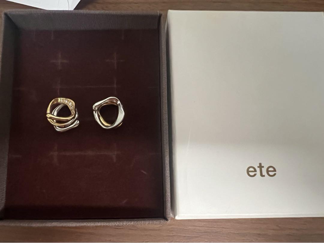 eteループイヤリング　箱＆購入証明書あり