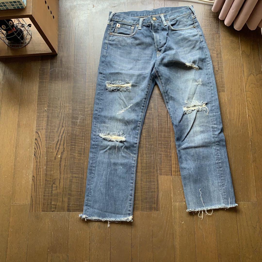 45R デニムパンツ size29 ダメージジーンズ
