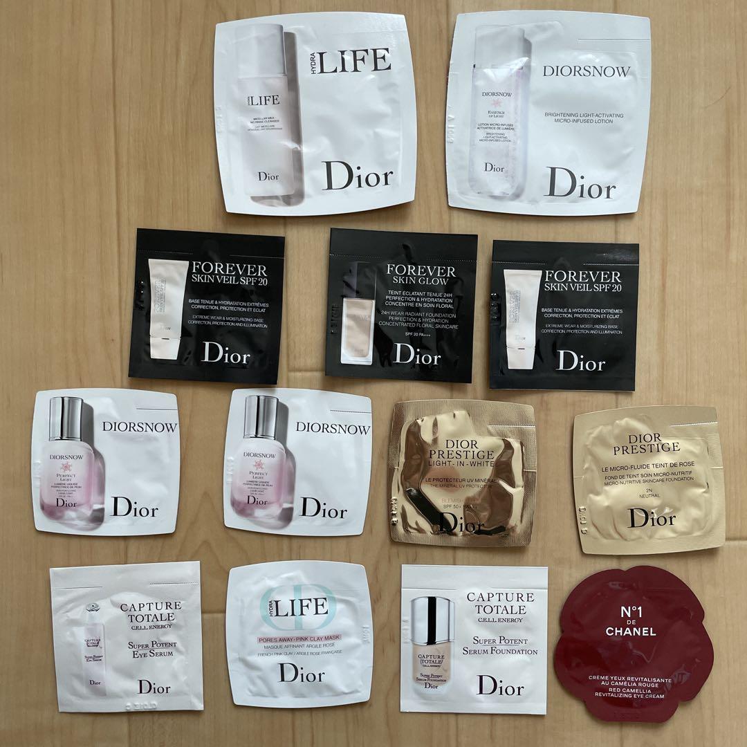 スキンケアトライアルセット（Chanel, Dior, YSL） Dior & CHANEL スキンケア トライアルセット - メルカリ